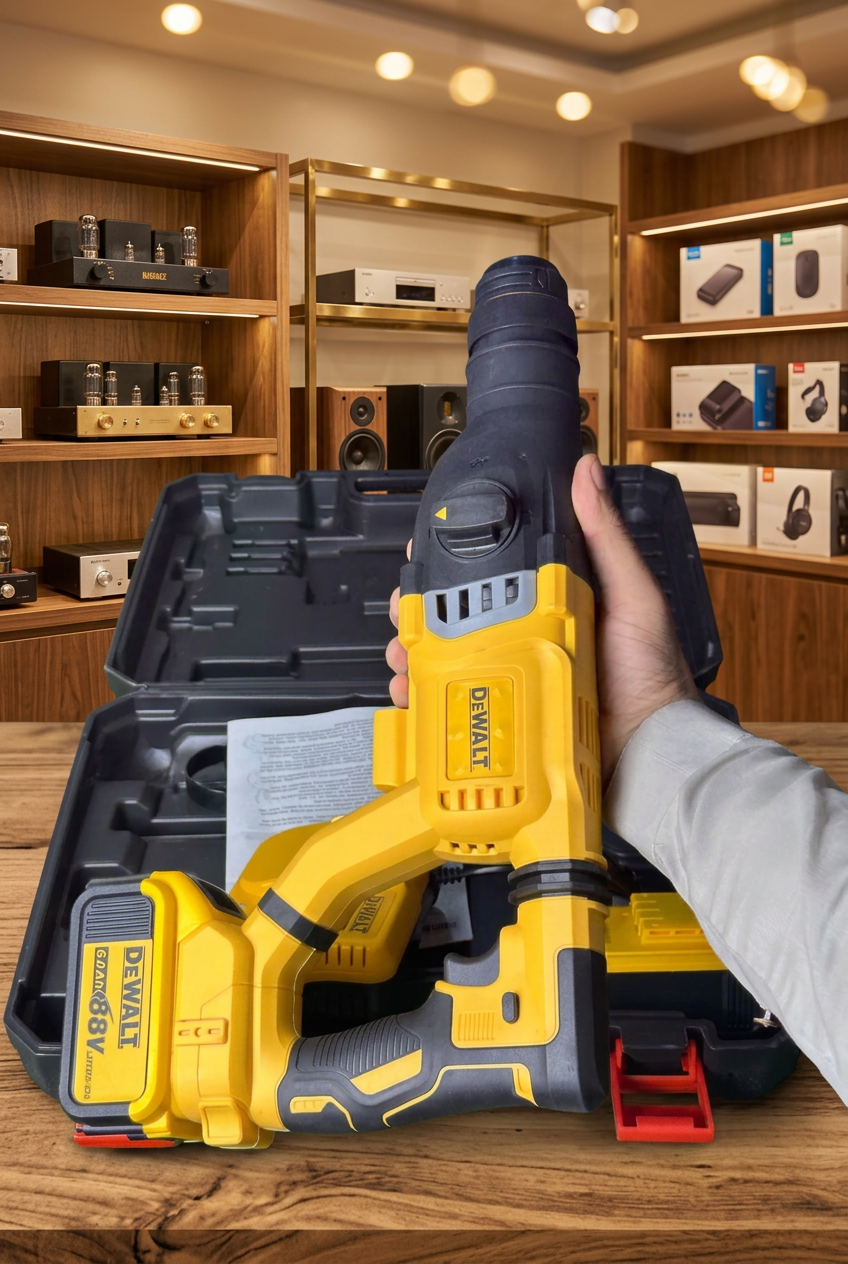 DeWalt hammer drill body and selector detail