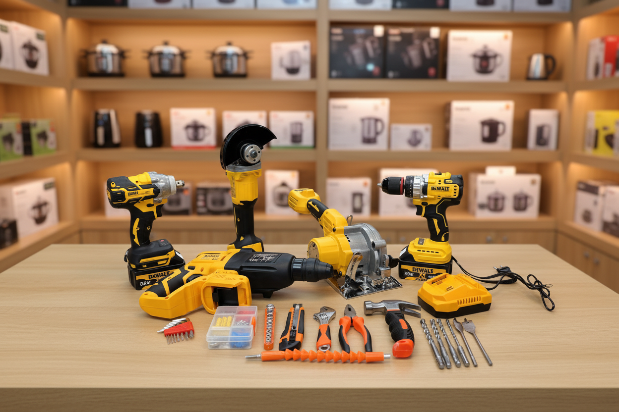 DeWALT Full Kit Display – Premium Showroom