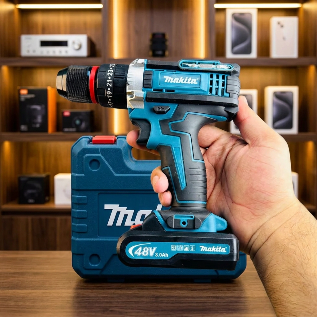 Blue Makita carrying case