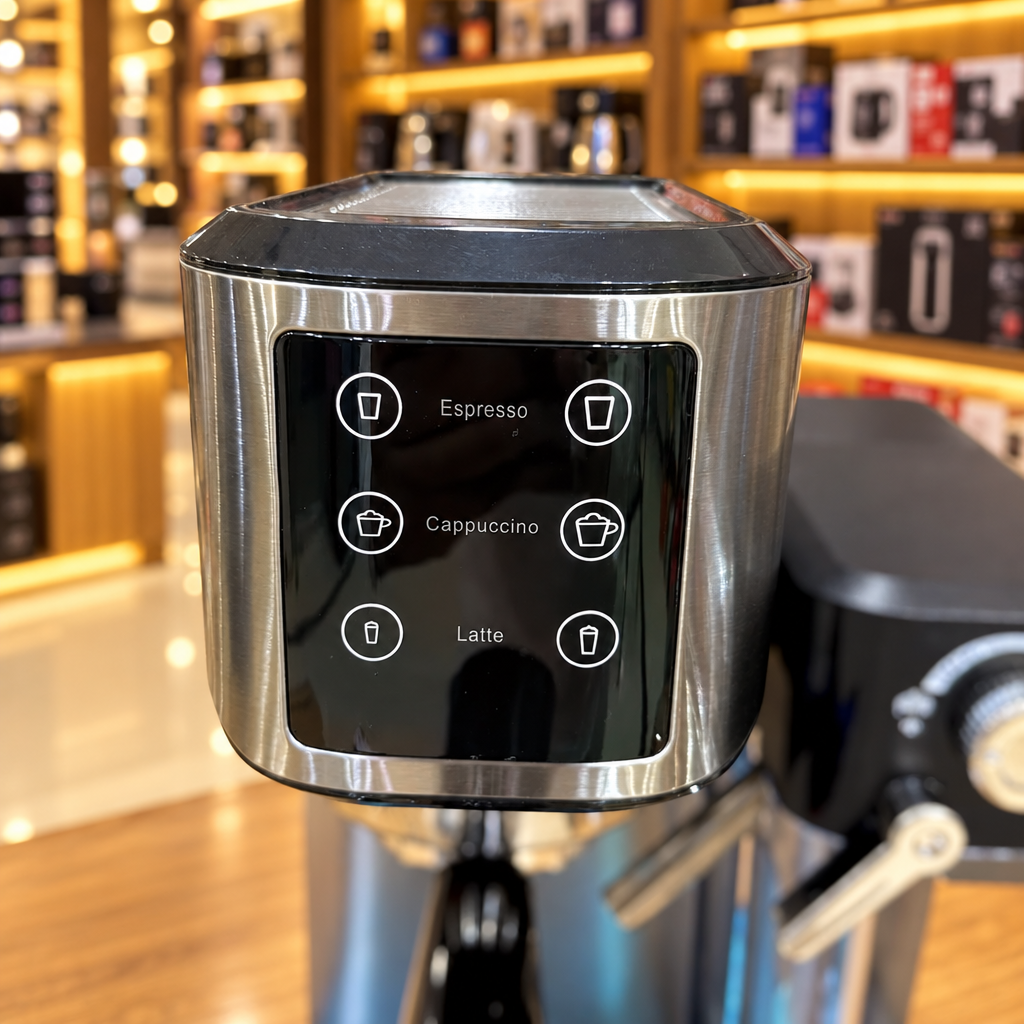 Goldenmann Espresso Coffee Maker – 1350W, 20 BAR, 1.0L