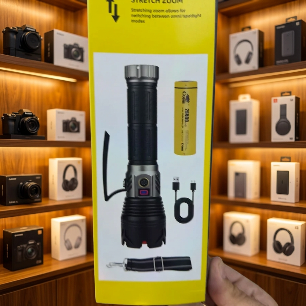 COBA torch packaging accessory illustration