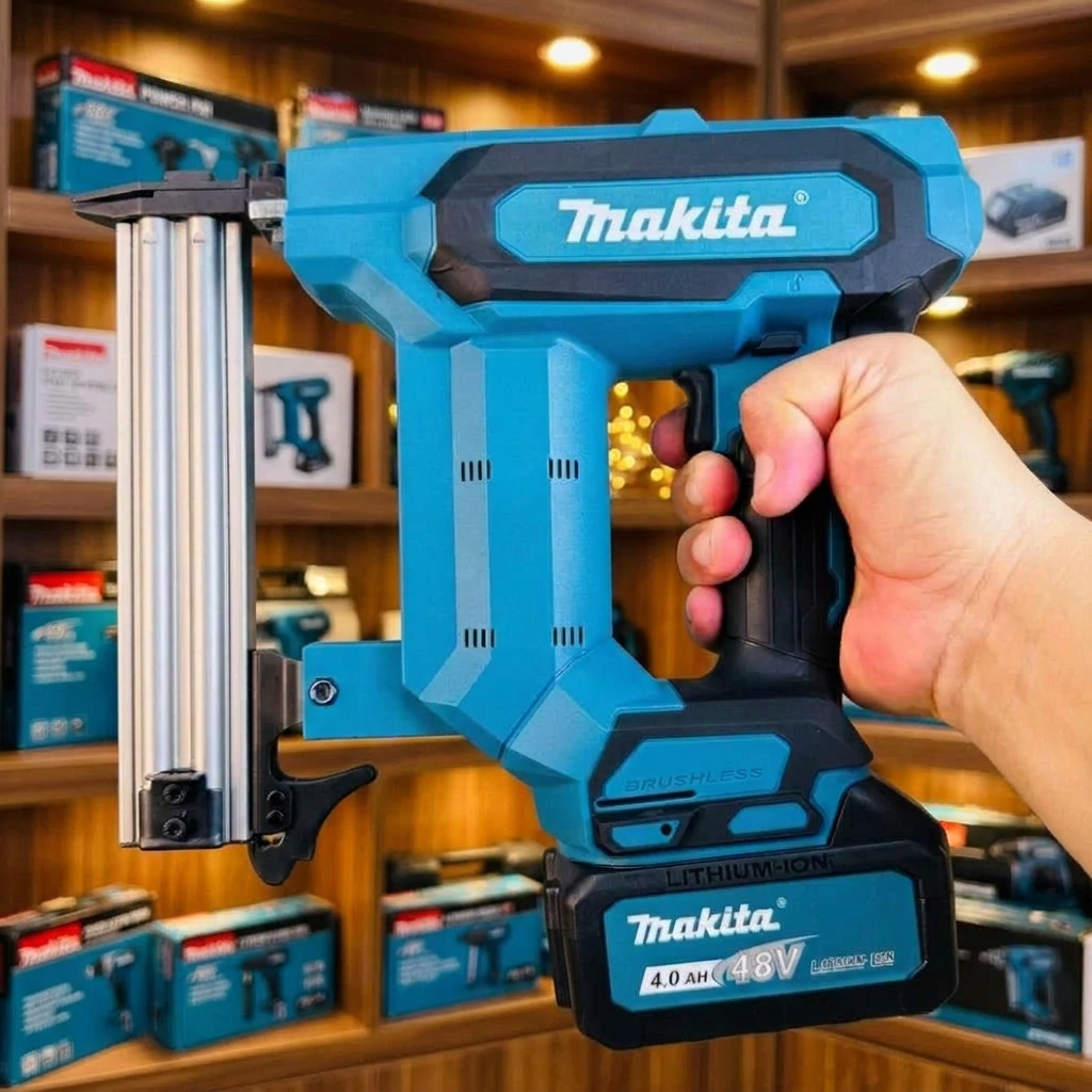 Makita cordless nailer kit showroom photo 7