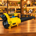 F041 Air Blower assembled with battery and nozzle ready to use - Showroom