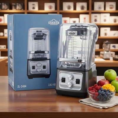 UAKEEN ZL-2404 - 2.0L transparent jug close-up with measurement markings - Showroom
