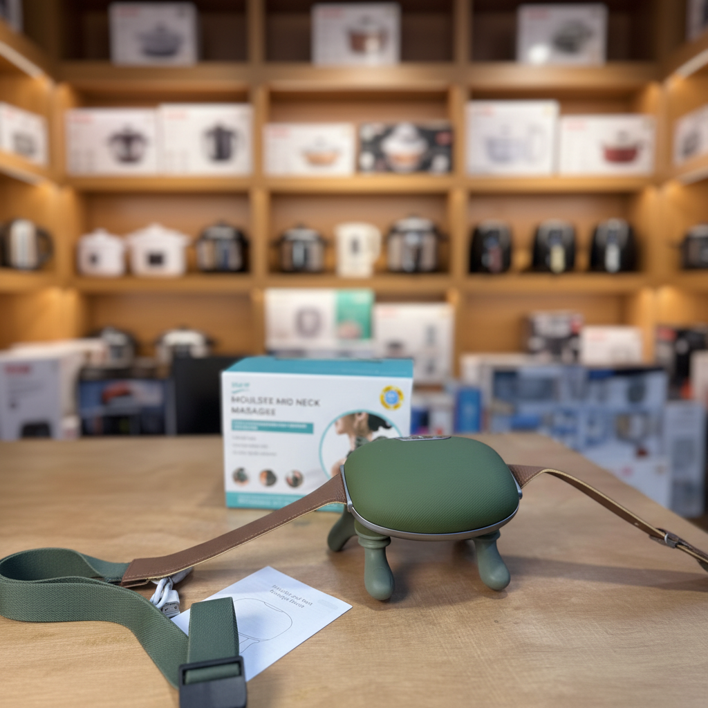 Shoulder and Neck Massager - Top view control panel - Showroom
