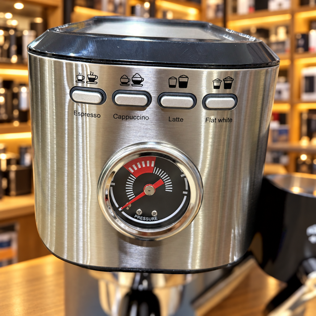 Goldenmann Espresso Coffee Maker – 1350W, 20 BAR, 1.0L