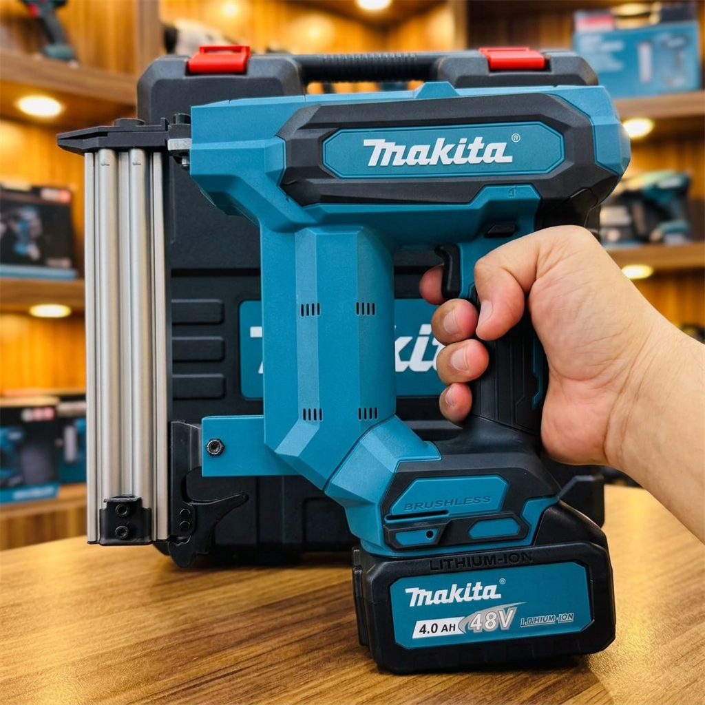 Makita cordless nailer kit showroom photo 5