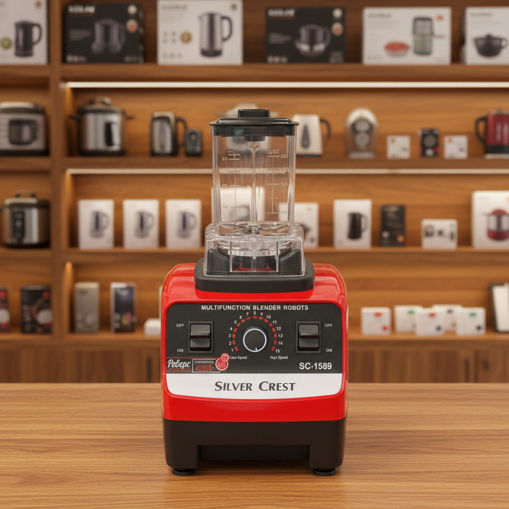 Silver Crest SC-1589 Blender - showroom background front view