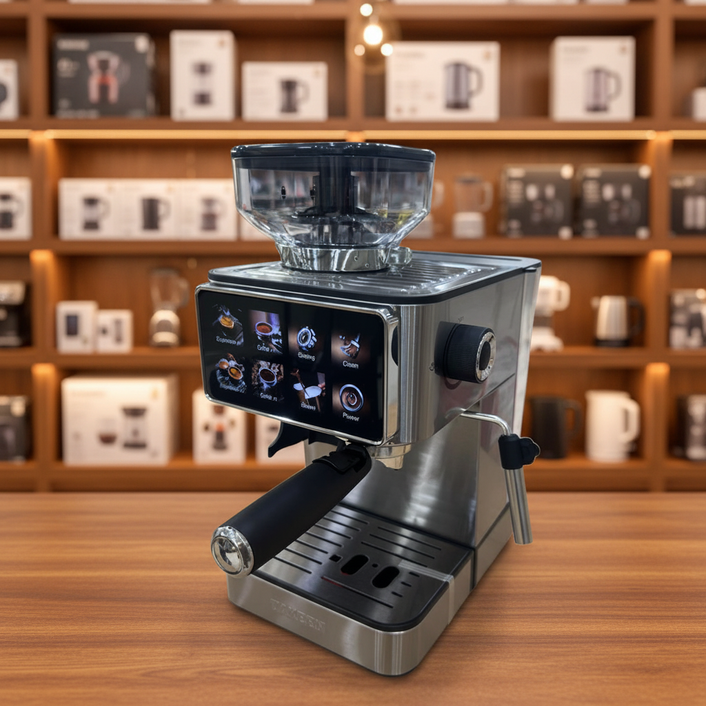 UAKEEN ZL-1509 - Grinder top close-up - Showroom