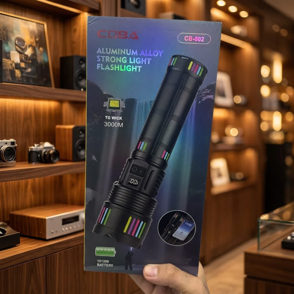 COBA CB-802 torch held in hand