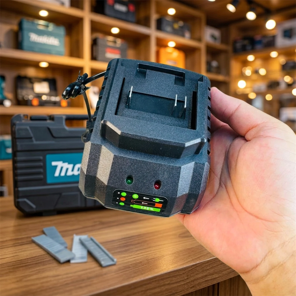 Makita cordless nailer kit showroom photo 3