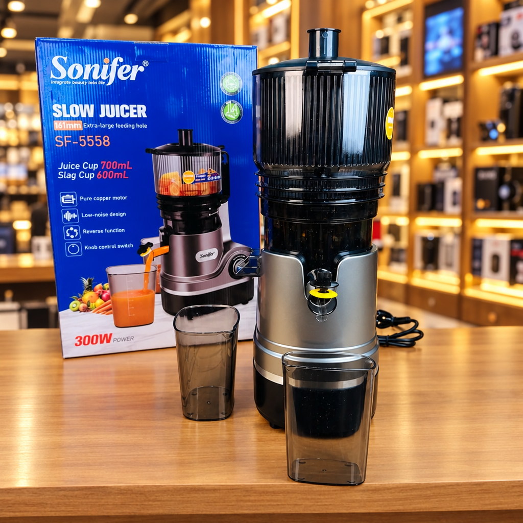 Sonifer Slow Juicer SF-5558 – Cold Press Masticating Juicer