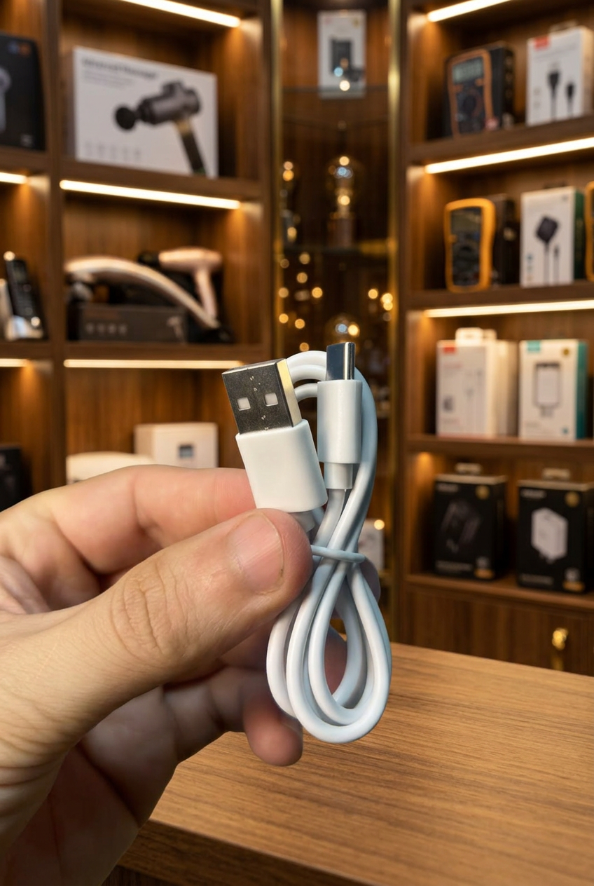 Pulse massager USB charging cable