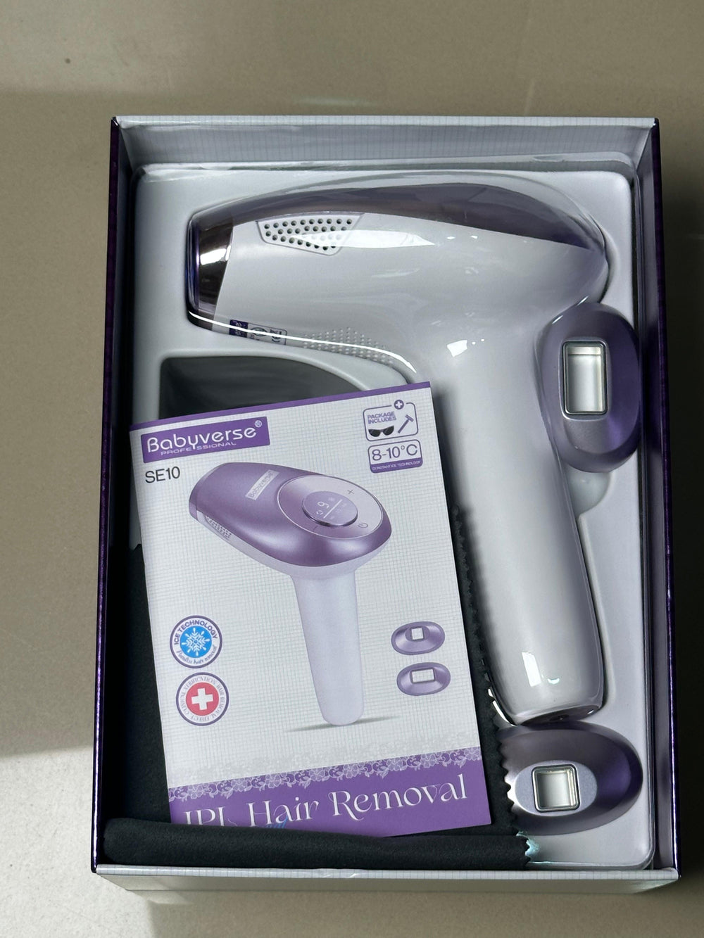 Babyverse IPL Hair Remover SE10 – Permanent Hair Removal Device