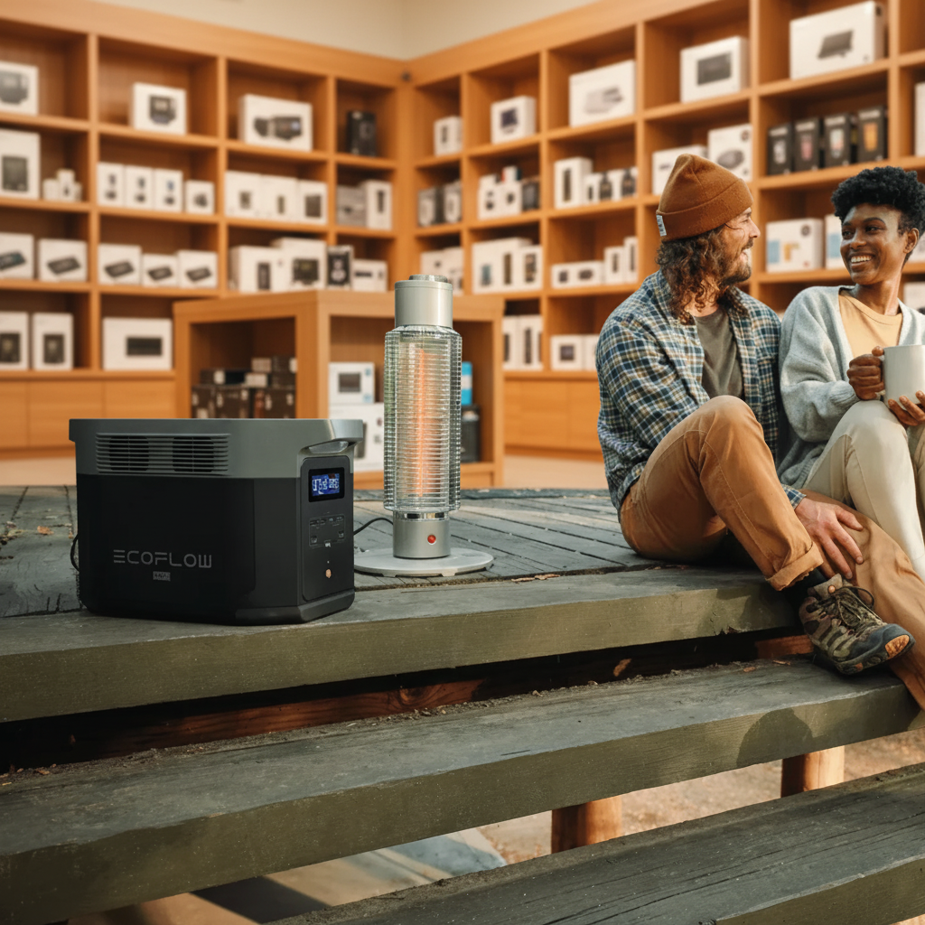 EcoFlow DELTA 2 Max Portable Power Station – 2048Wh LFP Battery, 2400W AC Output with X-Boost