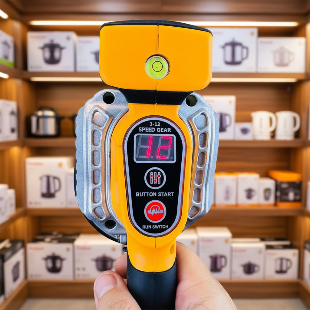 Lot Imported Cordless Tile Vibrator | 48V MAX | 12 Speed | 60KG Suction | 2 Batteries + Case