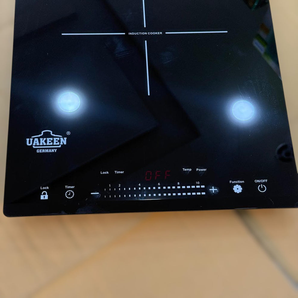 UAKEEN Induction Cooker ZL-2601 | 2000W Dual Zone