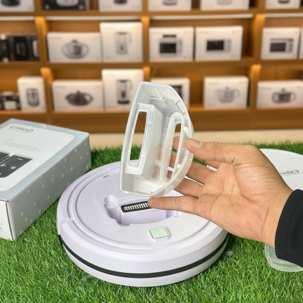 CHIGO Robot Vacuum Cleaner – 1800Pa Suction, AI Smart Scanning, 120-Min Runtime (ZGS-878)