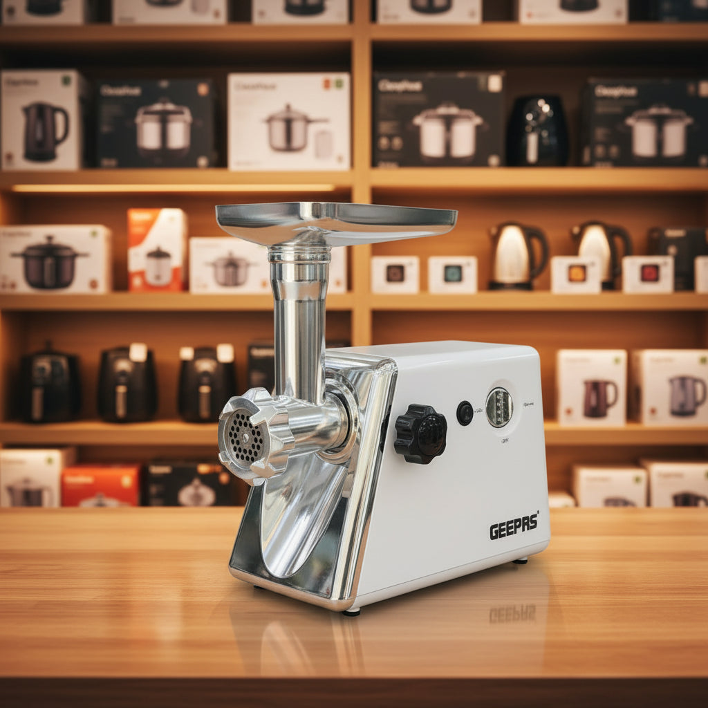 Geepas Meat Grinder GMG746P – 2 Year Warranty
