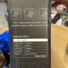 Kealive 3 In 1 Sandwich Maker & Grill Maker
